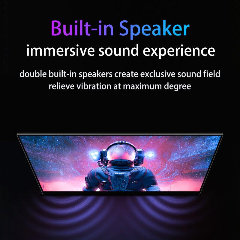 144Hz 16-Inch Gaming Portable Monitor HDR IPS 2560x1600 - product details built in speaker - b.savvi