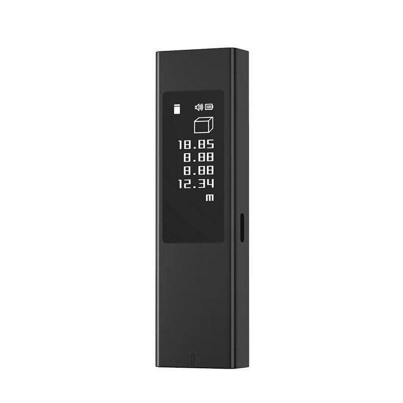 ATuMan LS5 40m Laser Range Finder High Precision OLED Touch Screen - product main black front angled view - b.savvi