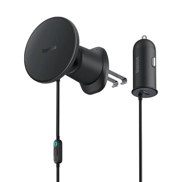 Baseus 2-in-1 Magnetic 15W Wireless Charging Phone Holder