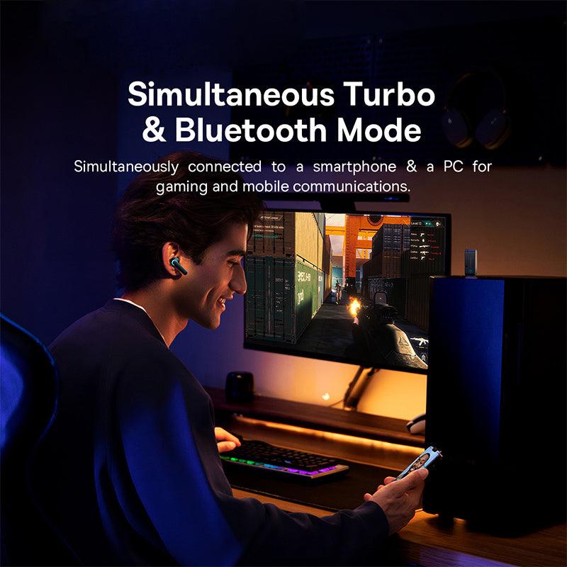 Baseus AeQur G10 Gaming Earphones Wireless Bluetooth 5.3 - 25ms Low Latency - product details simultaneous turbo mode - b.savvi