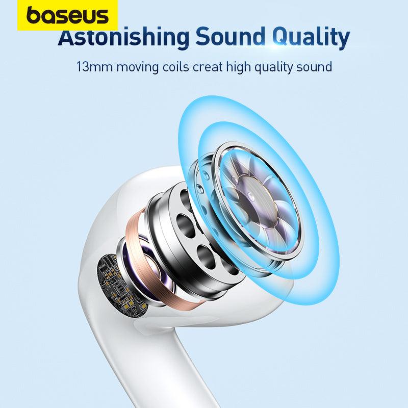 Baseus Bowie E3 Earphones Wireless Bluetooth 5.0 - IP64 - product details astonishing shound - b.savvi