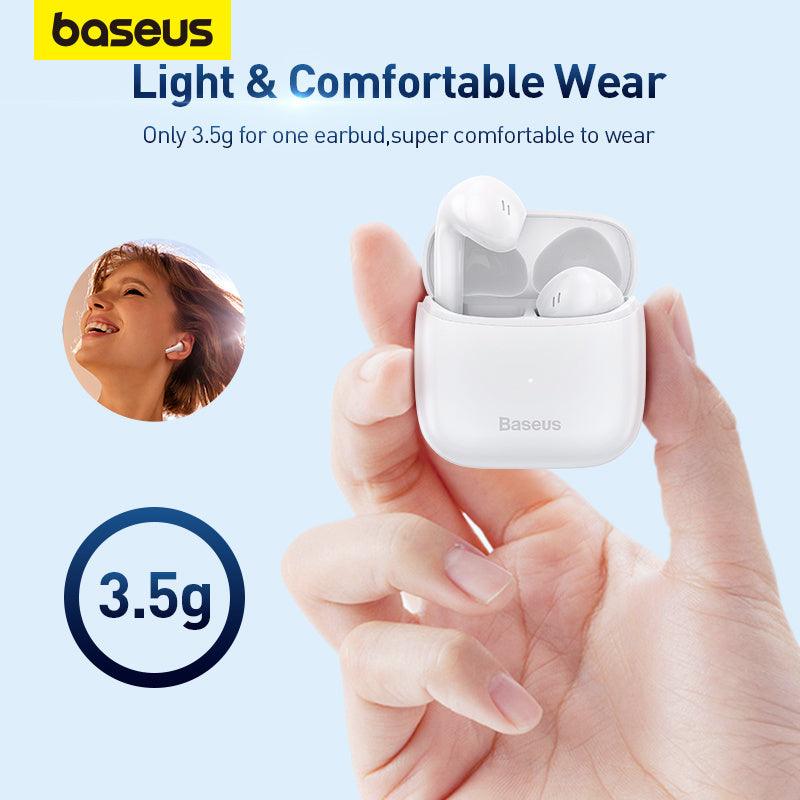 Baseus Bowie E3 Earphones Wireless Bluetooth 5.0 - IP64 - product details light comfortable - b.savvi