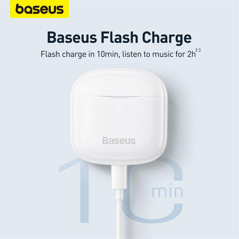 Baseus Bowie E3 Earphones Wireless Bluetooth 5.0 - IP64 - product details flash charge - b.savvi