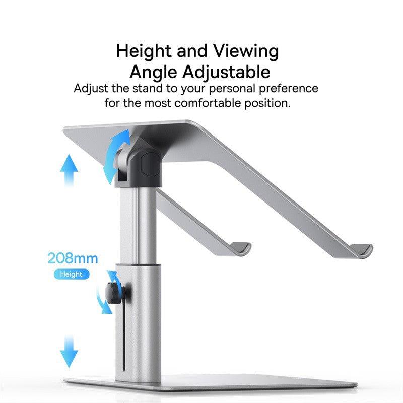 Baseus Metal Adjustable Laptop Stand - product details height angle adjustment - b.savvi