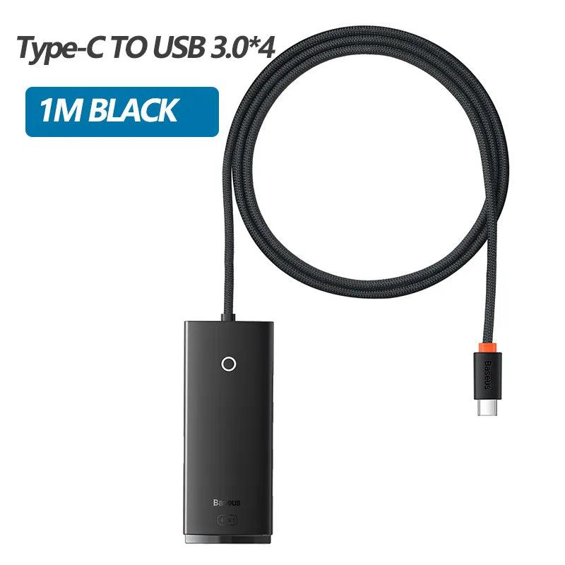 Baseus USB C Hub 4-in-1 Multi-Port Adapter 5Gbps USB-A 3.0 Ports - product details - b.savvi