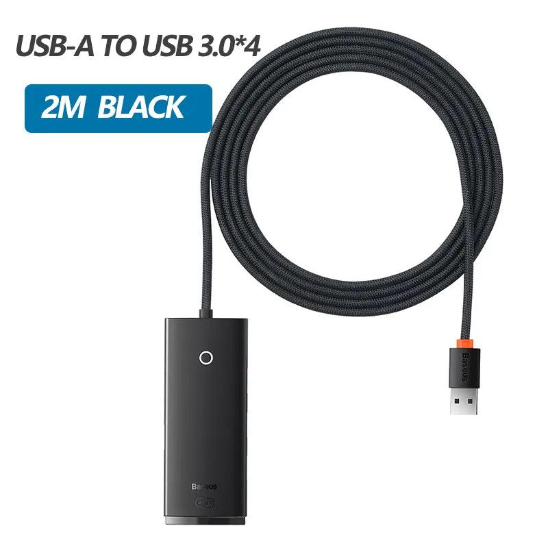 Baseus USB C Hub 4-in-1 Multi-Port Adapter 5Gbps USB-A 3.0 Ports - product details - b.savvi