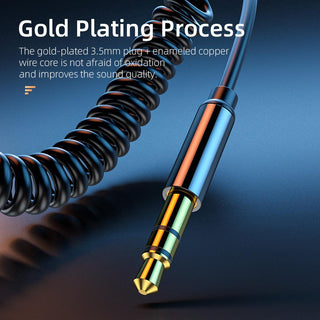 Essager EB01 Bluetooth 5.0 Aux Adapter Wireless Car Receiver USB to 3.5mm Built-in Mic - product details gold plating - b.savvi