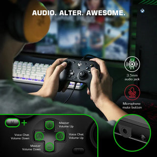 GameSir G7 Xbox Gamepad Wired Game Controller - product details audio jack - b.savvi