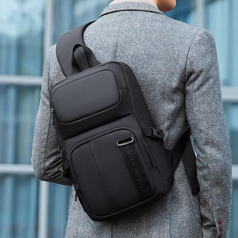 Mark Ryden MR7633 Bulk Crossbody Shoulder Bag - product details model back - b.savvi