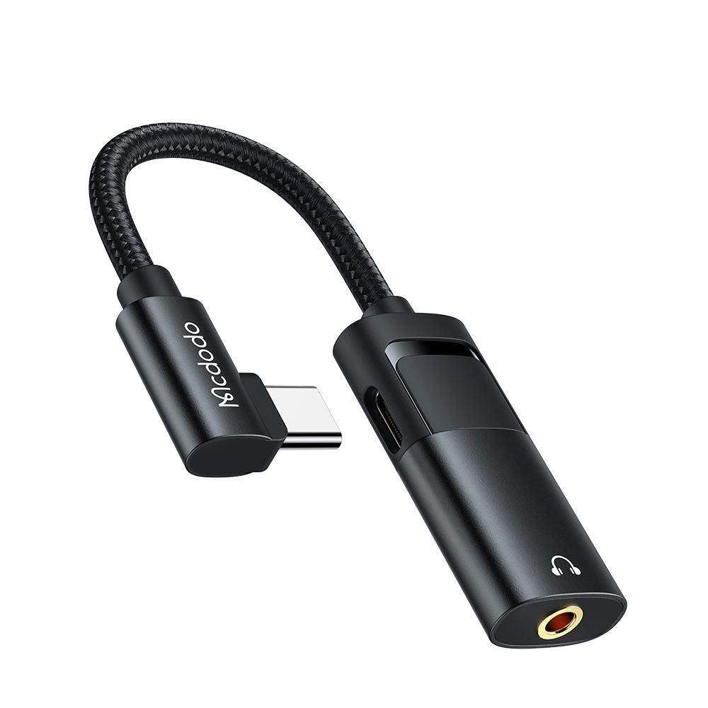 Mcdodo Right Angle Audio Adapter USB C to 3.5mm DAC – b.savvi
