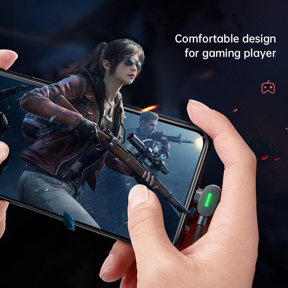Mcdodo 90 Degree USB C to USB C Cable 3A 60W PD QC4.0 - product details comfortable design gaming - b.savvi
