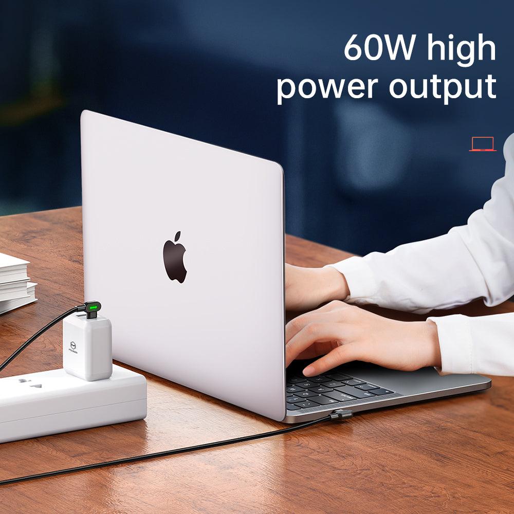 Mcdodo 90 Degree USB C to USB C Cable 3A 60W PD QC4.0 - product details high power output - b.savvi