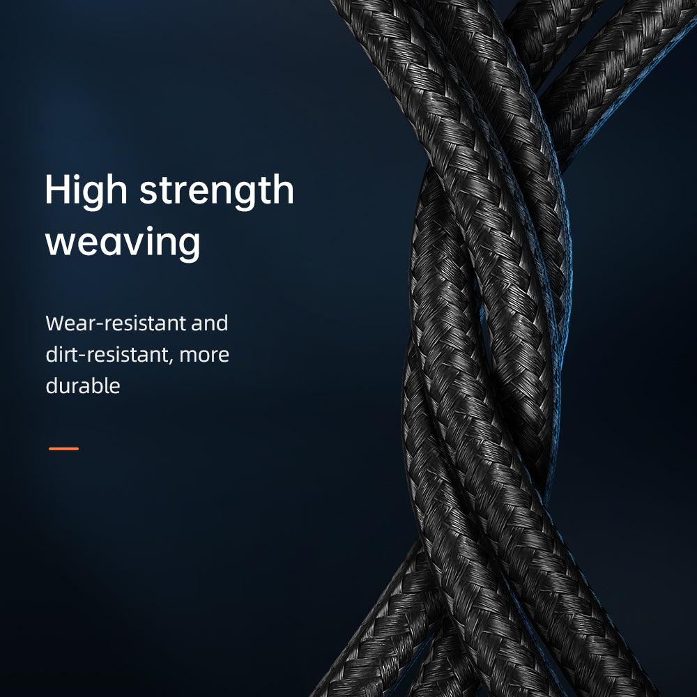 Mcdodo 90 Degree USB C to USB C Cable 3A 60W PD QC4.0 - product details high strength weaving - b.savvi