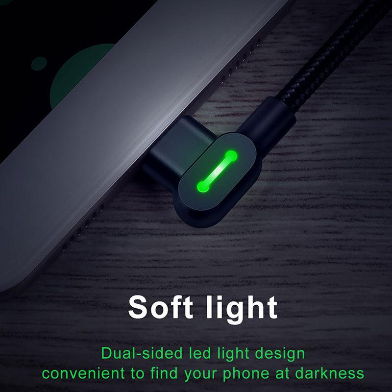 Mcdodo Right Angle Micro USB Cable 2A - product details soft light - b.savvi