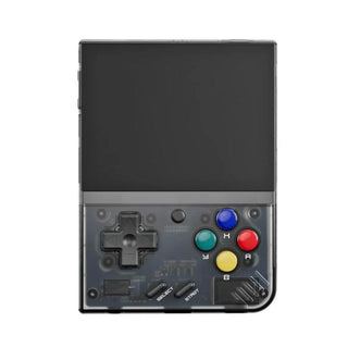 Miyoo Mini Plus Retro Portable Handheld Game Console 3.5-inch IPS Screen - product main black front view - b.savvi