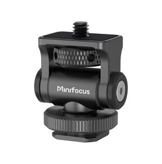 MINIFOCUS S1102 Camera Monitor Mount with Cold Shoe, 1/4" Screw 160° Tilt
