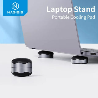 Hagibis Laptop Stand Magnetic Portable Cooling Pad Ergonomic Feet for MacBook