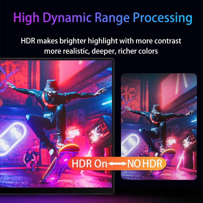 144Hz 16-Inch Gaming Portable Monitor HDR IPS 2560x1600 - product details high dynamic range - b.savvi
