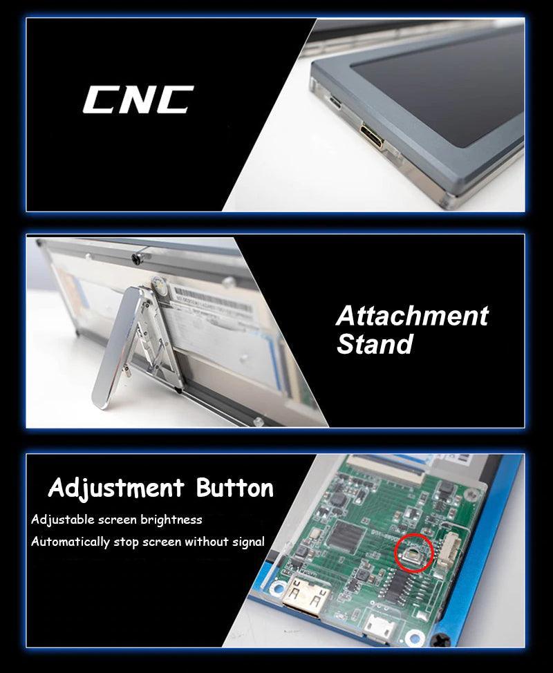 8.8-Inch 1920x480 HD Portable Monitor CNC Case - product details cnc attachment stand- b.savvi