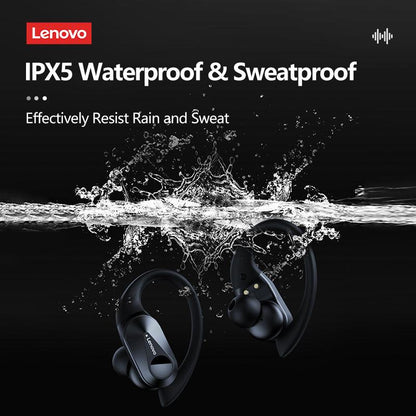 Lenovo LP75 TWS Sports Wireless Earphones Bluetooth 5.3 - IPX5 Waterproof - product details waterproof sweatproof - b.savvi
