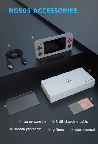 Anbernic RG505 Retro Handheld Game Console OLED Touch Screen - product details accessories - b.savvi