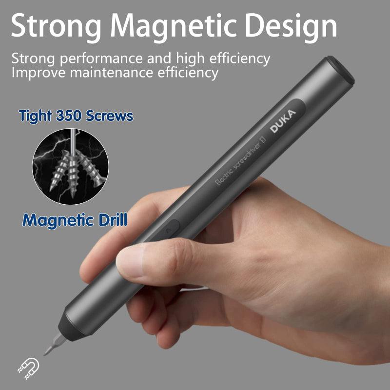 ATuMan E1 Electric Precision Screwdriver Set 25 in 1 Magnetic Driver Bits - product details strong magnetic design - b.savvi