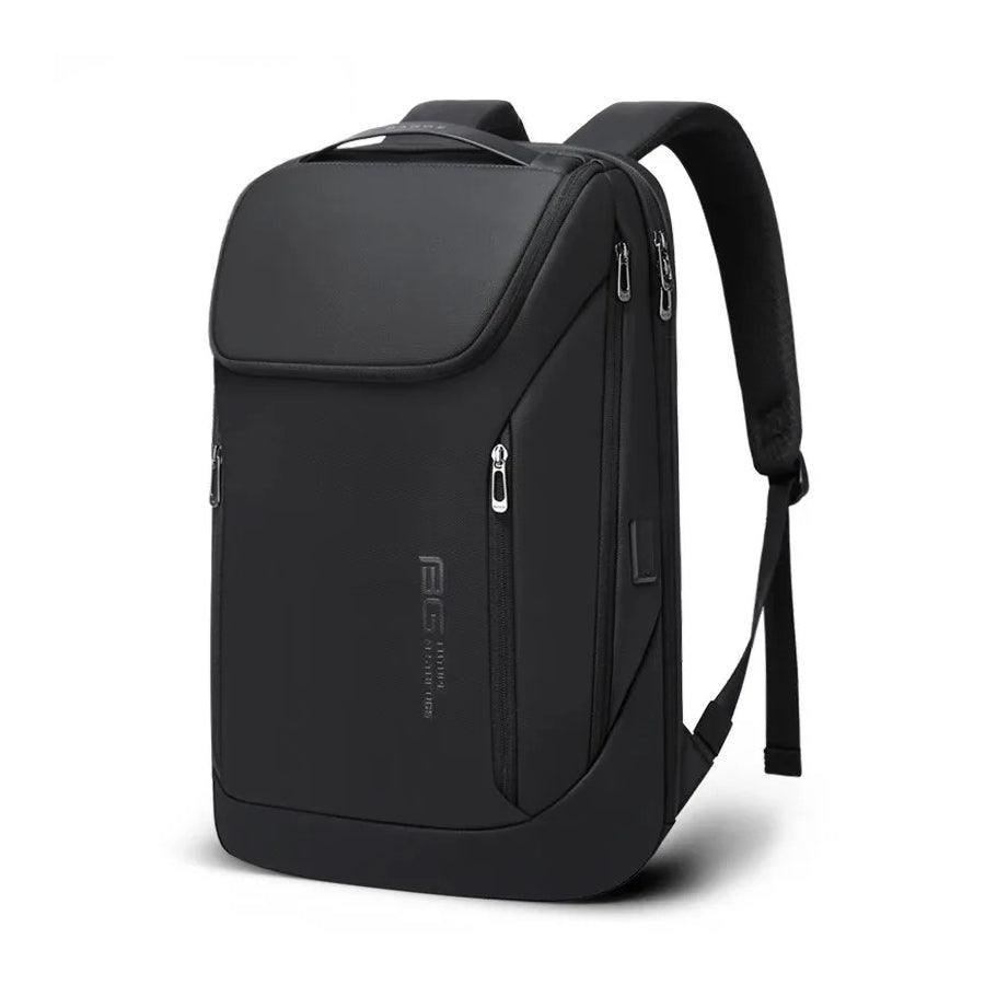 BANGE Business Backpack for 15.6-inch Laptop - product main black front angled view - b.savvi
