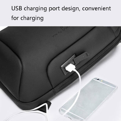 BANGE Casual Messenger Crossbody Shoulder Bag - product details usb charging port - b.savvi
