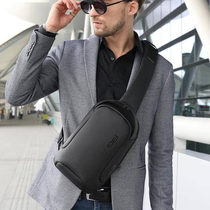 Men's casual top messenger bag