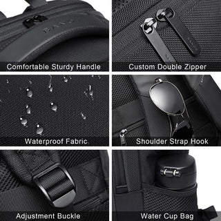 BANGE College Student Computer Backpack for 15.6-Inch Laptop - product details highlights - b.savvi
