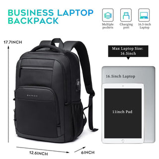 BANGE College Student Computer Backpack for 15.6-Inch Laptop - product details size - b.savvi