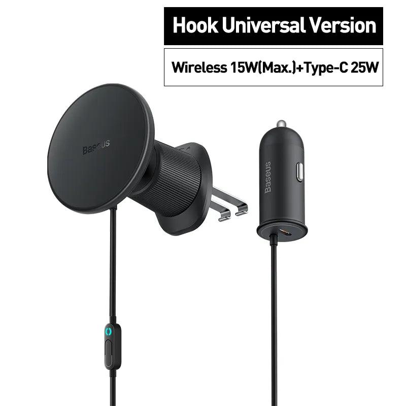 Baseus 2-in-1 Magnetic 15W Wireless Holder Compatible with MagSafe