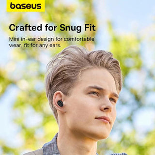 Baseus Bowie EZ10 True Wireless Earphones Bluetooth 5.3 - product details crafted for snug fit - b.savvi
