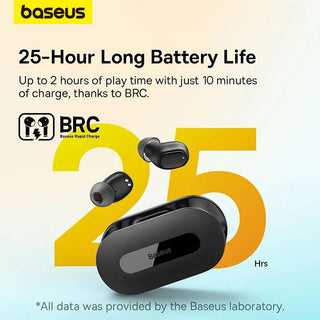 Baseus Bowie EZ10 True Wireless Earphones Bluetooth 5.3 - product details 25 hour battery life - b.savvi
