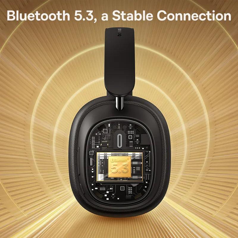 Baseus Bowie H1 Pro ANC Wireless Bluetooth 5.3 Headphones Active Noise Cancellation - product details bt5.3 - b.savvi