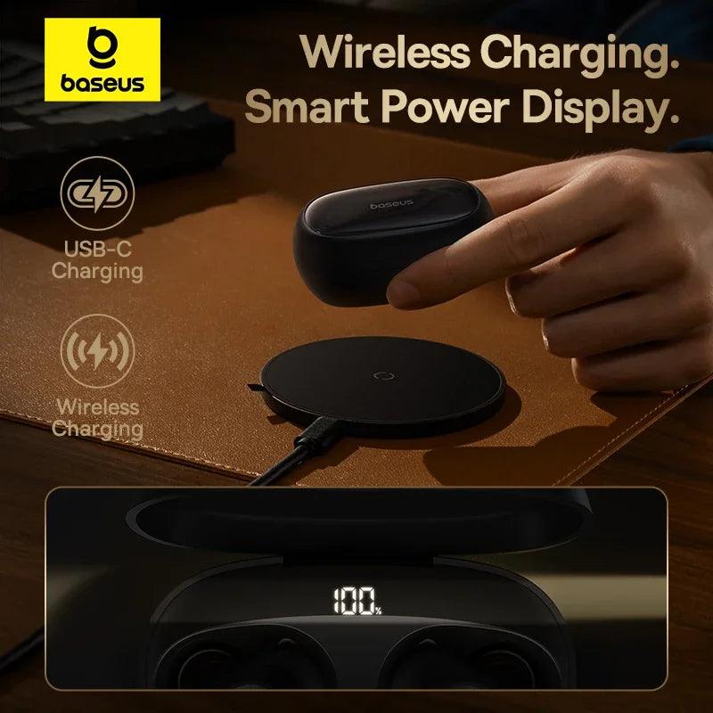Baseus Bowie MA10 Pro ANC Wireless Bluetooth 5.3 Earphones - IPX6 Waterproof - product details wireless charge case - b.savvi