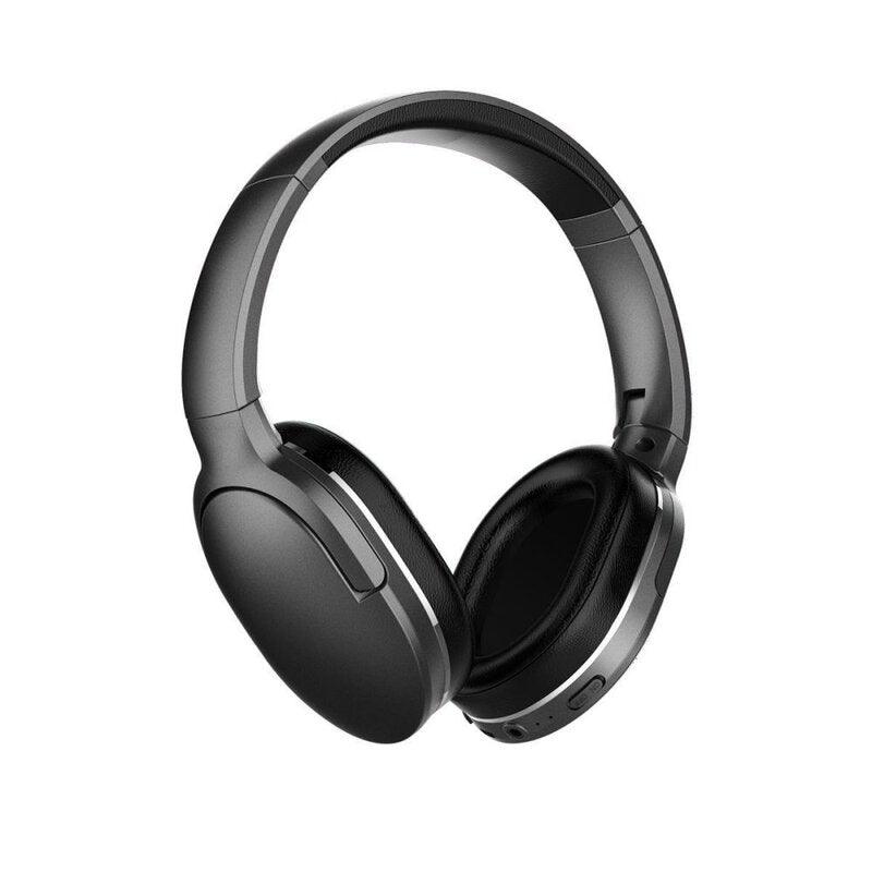 Baseus D02 Pro Wireless Headphones Bluetooth 5.3 - product main black front angled view - b.savvi