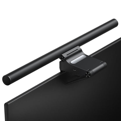 Baseus i-wok2 Hanging Monitor Light Bar - product main black front angled view - b.savvi