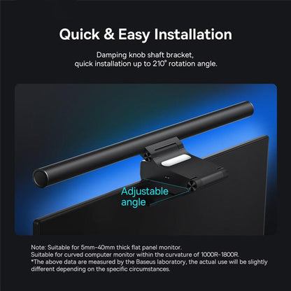 Baseus i-wok2 Hanging Monitor Light Bar - product details easy installation - b.savvi