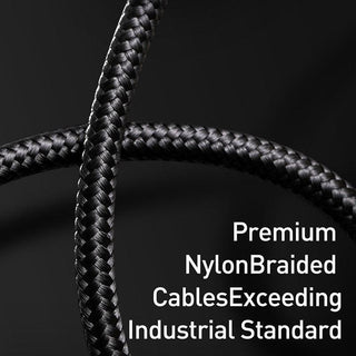 Baseus LED Display USB C Braided Cable 6A SuperCharge Data for Huawei - product details nylon braided cable - b.savvi