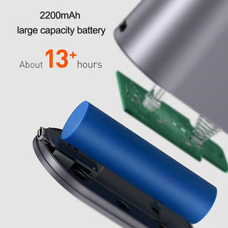 Baseus Portable LED Desk Lamp Auto-Dimming Light Foldable Rechargeable 2000mAh - product details large capacity battery - b.savvi