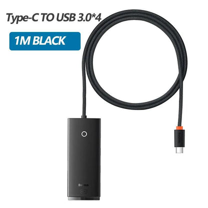 Baseus USB C Hub 4-in-1 Multi-Port Adapter 5Gbps USB-A 3.0 Ports - product details - b.savvi