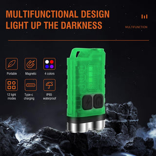 BORUiT V3 LED Portable Mini Flashlight Torch - product details multifunctional design - b.savvi