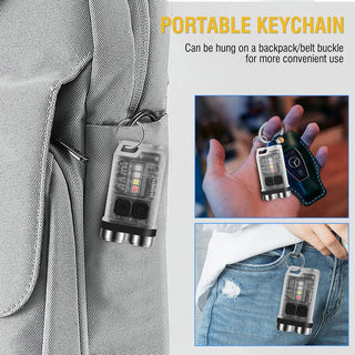 BORUiT V3 LED Portable Mini Flashlight Torch - product details keychain - b.savvi