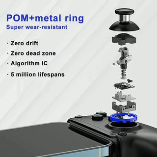 BSP-D10S Mobile Phone Stretch Wireless Bluetooth Game Controller with Cooling Fan - product details metal ring stick - b.savvi