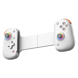 BSP-D8 Pro Mobile Phone Stretch Wireless Bluetooth Game Controller - product variant white front angled view - b.savvi