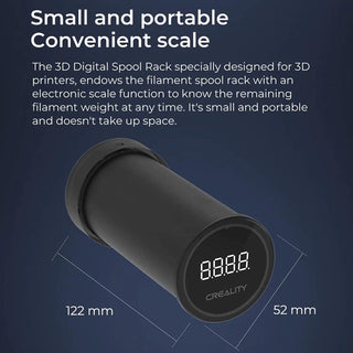 Creality 3D Digital Spool Holder, Accurate Weighing with HD Display - product details small protable convenient scale - b.savvi