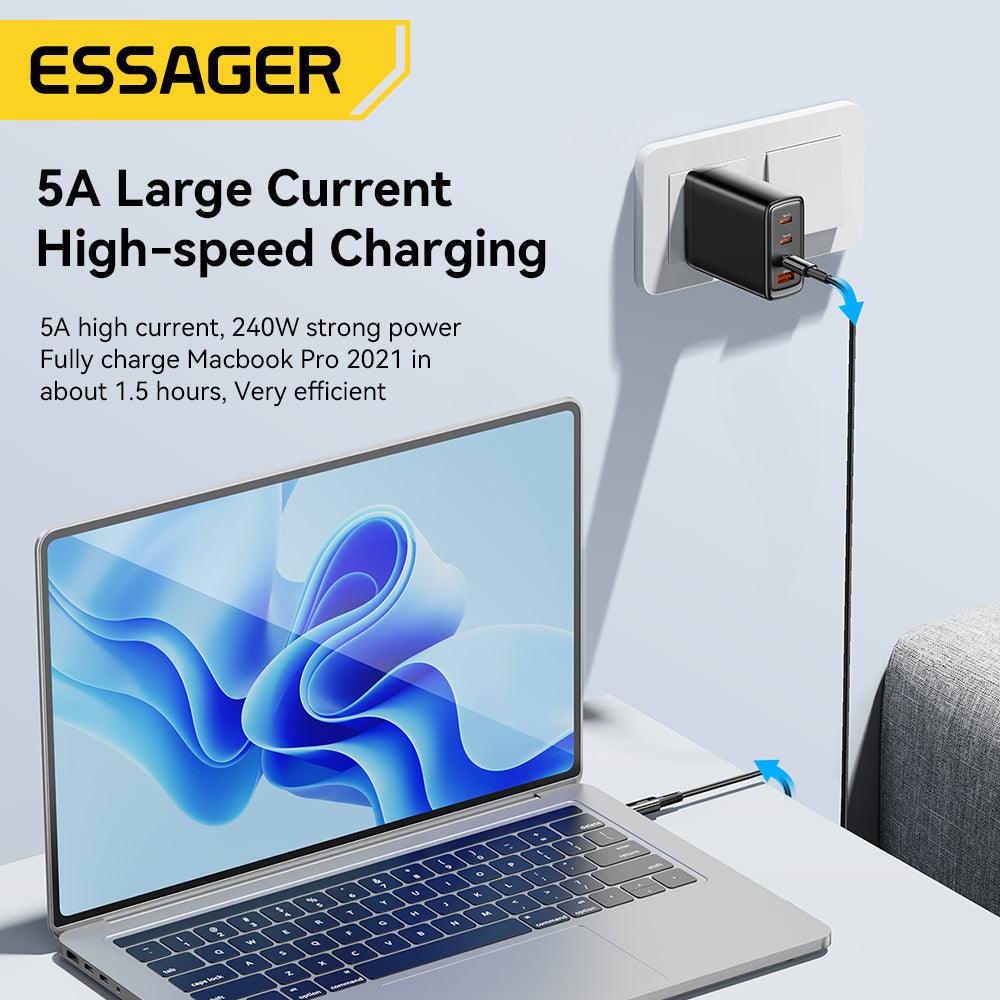 Essager 240W USB C to USB C Braided Cable 48V/5A PD3.1 Fast Charging - product details high speed charge - b.savvi