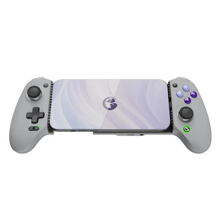 GameSir G8 Galileo Mobile Phone Game Controller for iPhone 15 & Android - product main grey front angled view - b.savvi