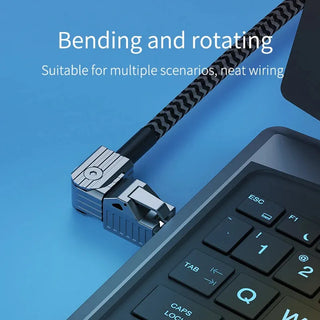Hagibis 360° Cat8 Ethernet Cable RJ45 40Gbps Network LAN Cord - product details - b.savvi